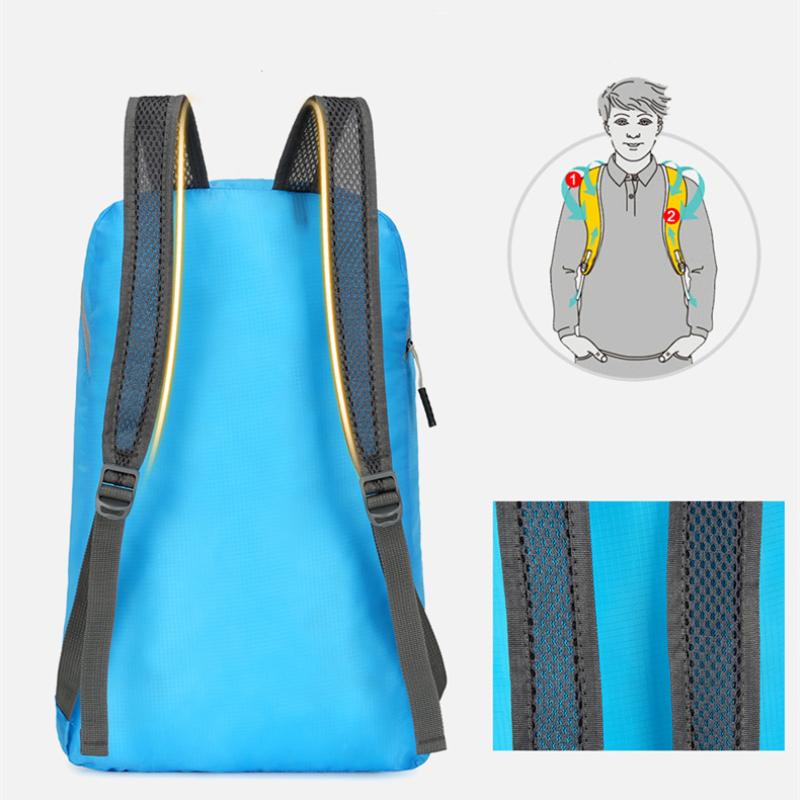Tragbarer, faltbarer Reiserucksack, leichter Sportrucksack, multifunktionale Outdoor-Bergsteigertasche, wasserdichter Unisex-Rucksack