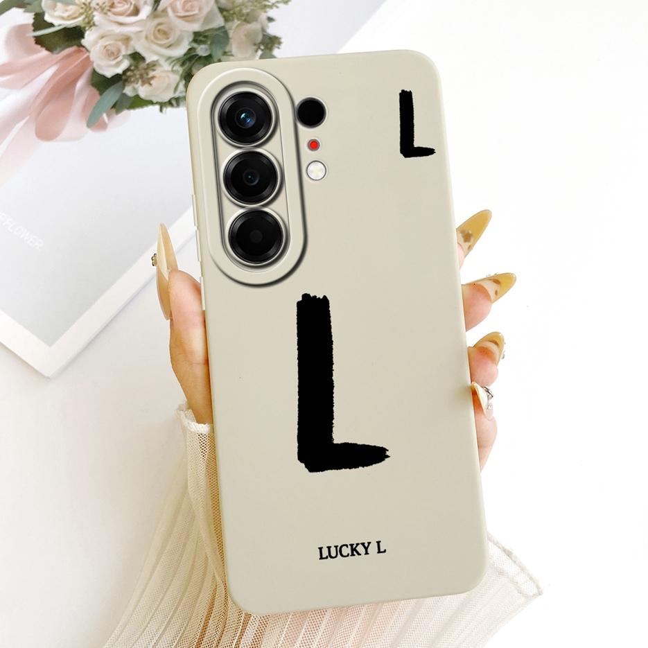 Pro Tecno Camon 50 4G Pouzdro CN5 Roztomilé kryty s lucky písmeny Nárazuvzdorné pouzdro na telefon Pro Tecno Camon 50 Pro 4G CN5c Camon50 Měkké Fundas