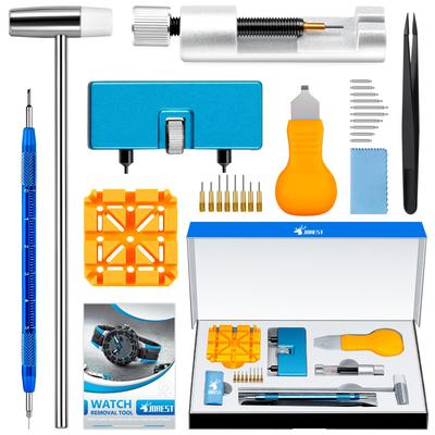 [JOREST] Súprava nástrojov na opravu hodiniek, Výmena hodiniek, Nástroj na výmenu remienka hodiniek, Súprava na výmenu batérie hodiniek, Nástroj na nastavenie remienka hodiniek, Odstraňovač kolíčkov,