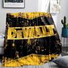 1 st Dewalt Verktygstryck Flanellfilt, Högkvalitativ Bekväm för Alla Årstider, Heminredning, Värme och Komfort, Perfekt för Gåvor