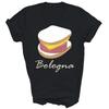 Bologna und Käse Mortadella Gebratenes Sandwich Unisex Shirt Geschenk