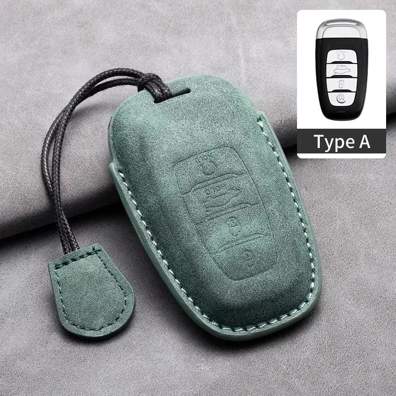 Leather Car Metal Key Case Cover For Suzuki Swift Kizashi Vitara SX4 Baleno Ignis Ciaz S-cross Ertiga Key Chain Accessories