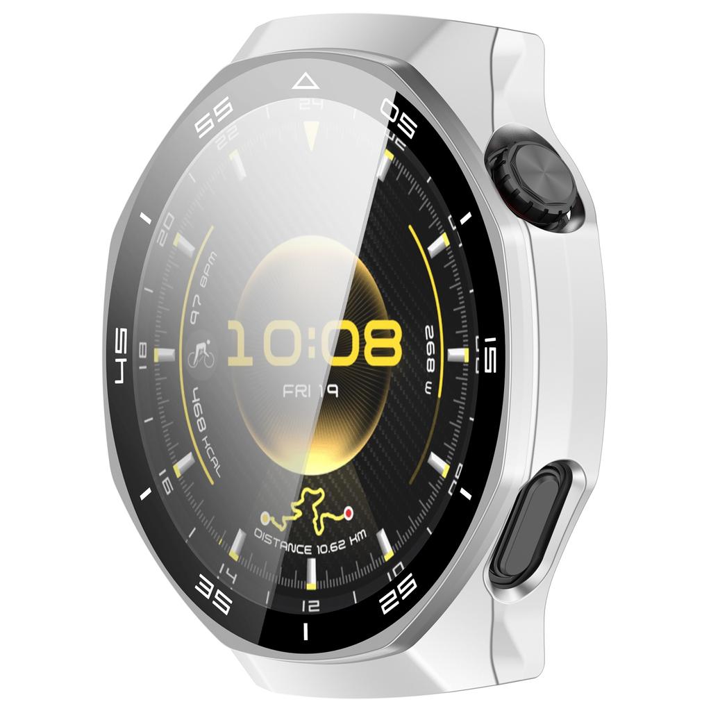 46MM Wearable Protector Case Sleeve Full Coverage Anti Scratch Shell High Sensitivity Screen Guard Scale Embedded Design