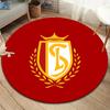 Standard Liege Round Area Rug,Carpet Rug for Living Room Bedroom Sofa Playroom Decor,Non-slip Floor Mat