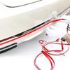 3M /5M DIY Auto Stoßfänger Selbstklebende rote Zierleiste Verdicktes PVC-Material zur Vermeidung von Karosseriekratzern Dekorieren Autozubehör