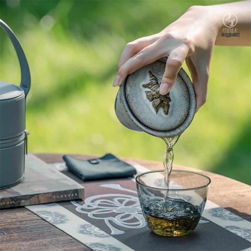 Edenus Dunhuang Co-branded Portable Ceramic Travel Tea Set