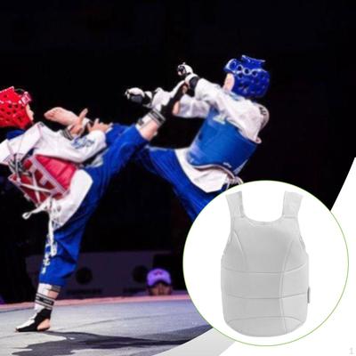 Chest And Abdominal Protection for Karate, Protective Vest Powerful Punch Training