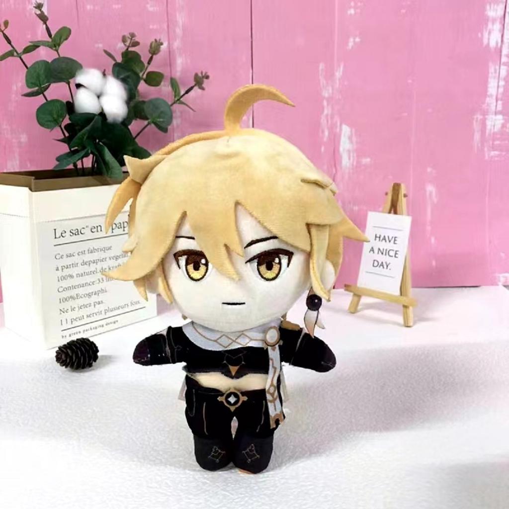 Genshin Impact Plush Dolls Wriothesley Furina Lyney Kaveh Neuvillette Kinich Citlali Kazuha Albedo Tighnari Anime Stuffed Toys