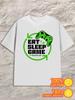 Men's T-Shirt Y2K Game Life Cycle Comfort White