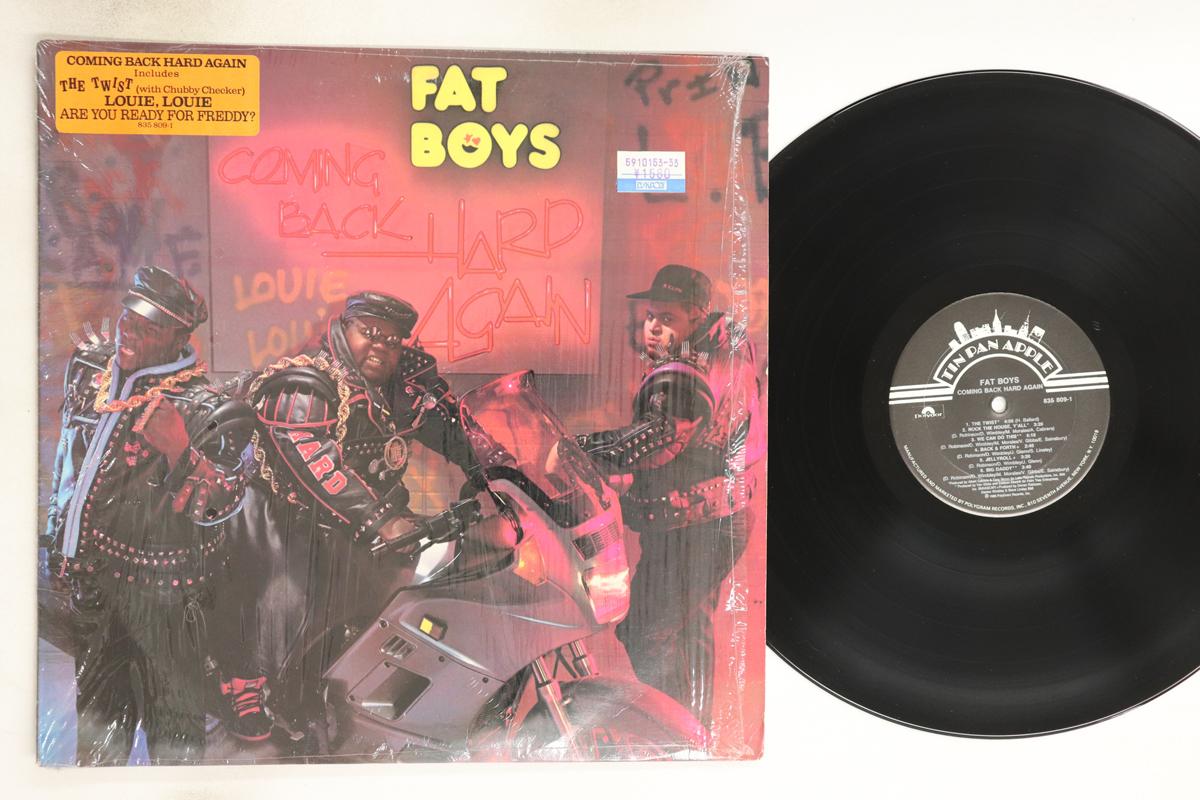 

LP Пластинка FAT BOYS Coming Back Hard Again 8358091 TIN PAN APPLE 1988 США Рэп Хип-хопRB Б/У
