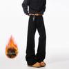 Paris Youth Bootcut Scimitar Jeans: Men's Autumn/Winter Loose-Fit Micro-Flare Straight Leg Pants