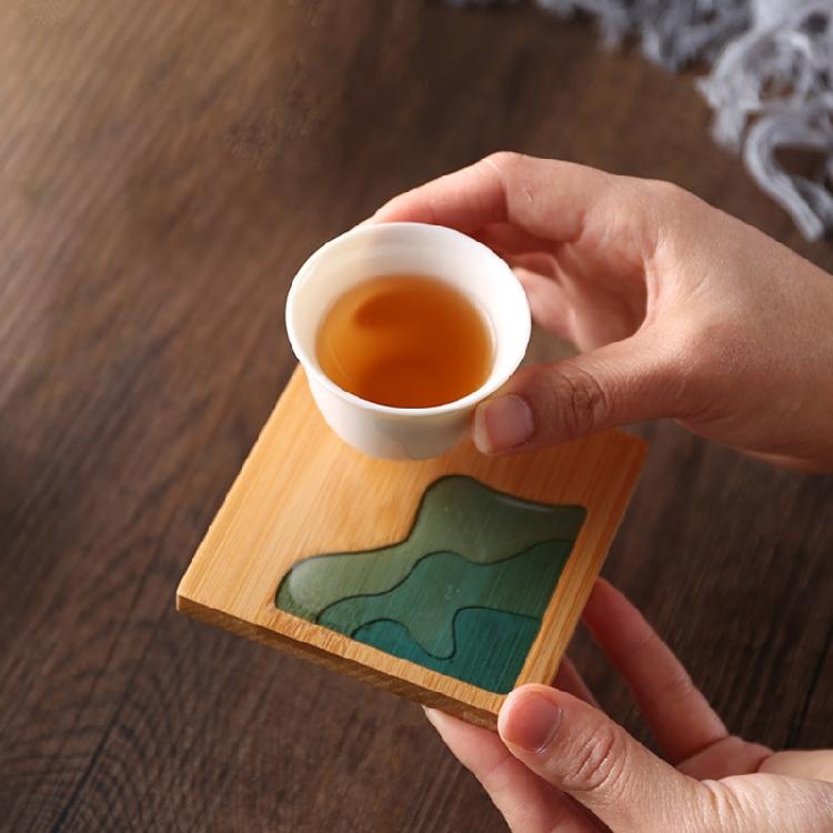 Onderzetter voor kopjes, antislip placemats, isolerende onderzetter voor de keuken, hittebestendige onderzetter voor servies.