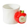 Creative Fruit Cup Mug Coffee Cup Opening Gift Ceramic Cup Cute Apple Peach Home Water Cup