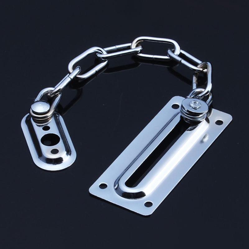 Stainless Steel Anti-Theft Door Chain Lock Hotel High Security Chain Restrictor