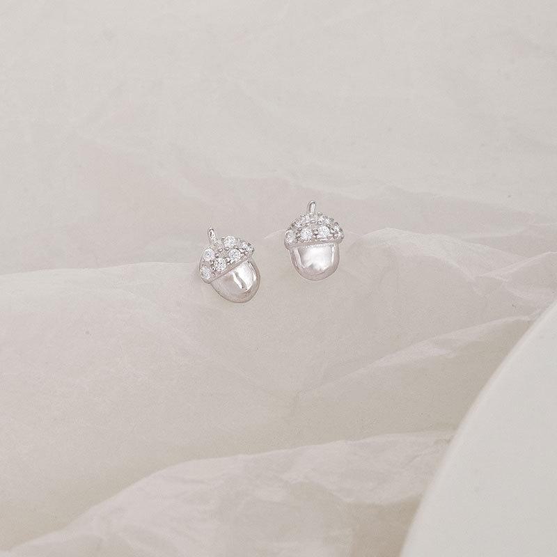 

Серьги Banyan Tree из позолоченного стерлингового серебра с дубовой сосной - милый дизайн в виде растений для женщин ES2006 платиновый