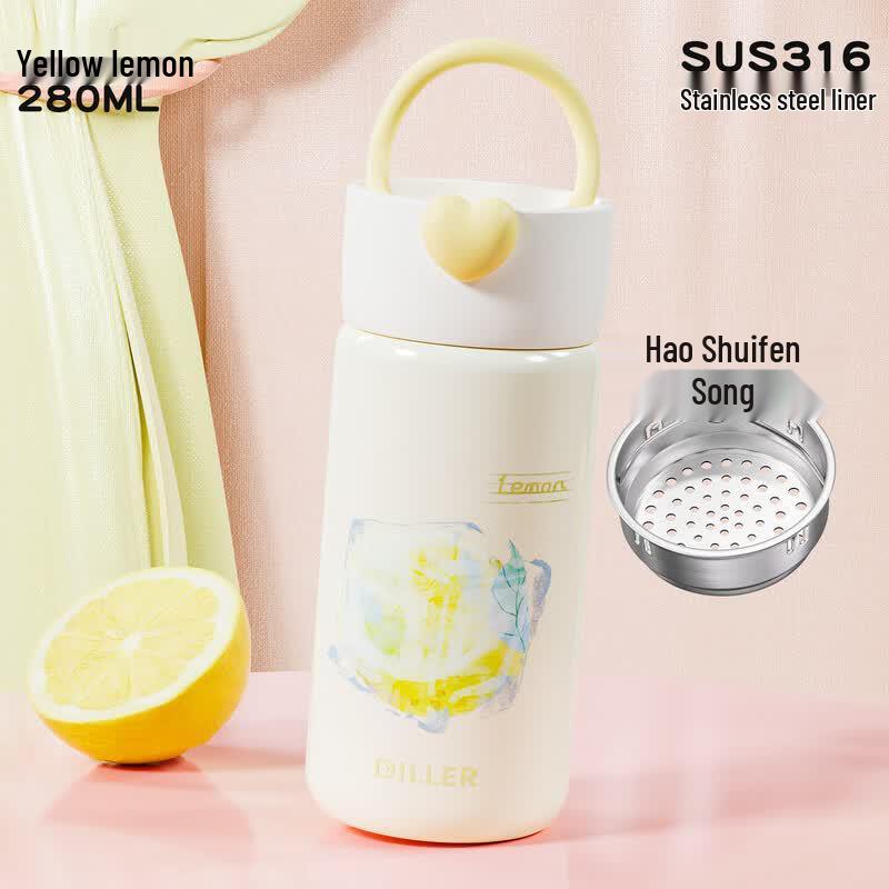 Dilebell Cute Mini Portable Insulated Water Bottle