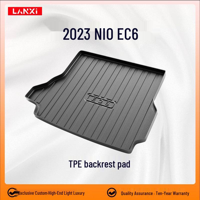 2023 NIO EC6 Rear Trunk Mat - TPE, Waterproof Interior Modification Accessory. NIO EC6