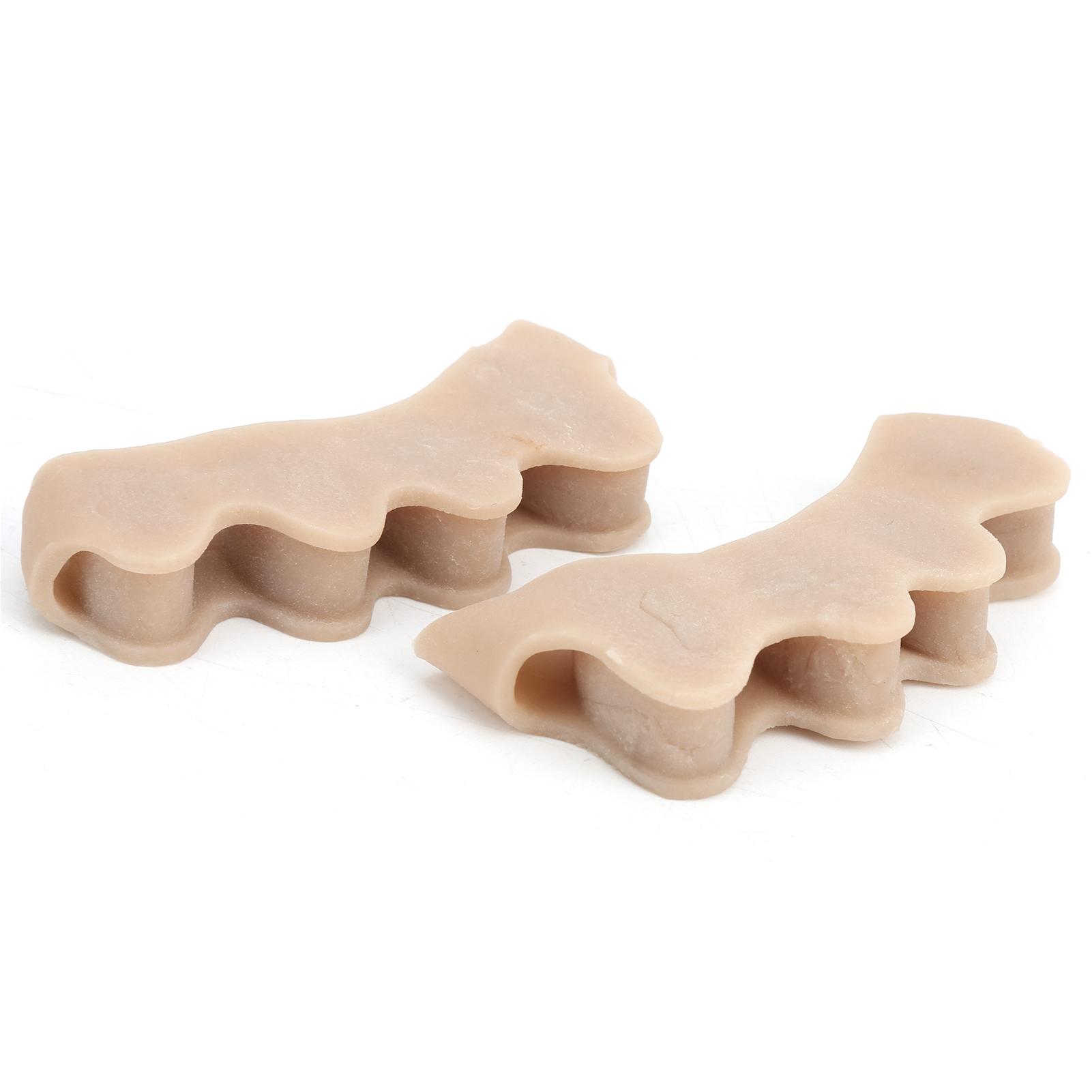 

2 шт. Вальгусная деформация большого пальца стопы Корректор Унисекс Силиконовый разделитель пальцев Уход за ногами Корректирующее средство Тип для домашнего использования