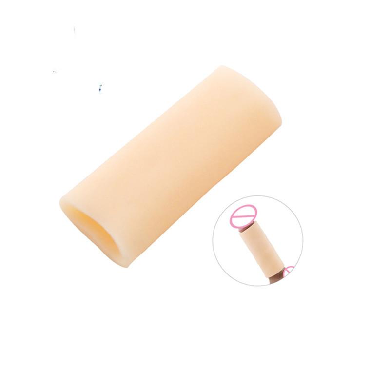 Adult Products Pure Silicone Protective Cover Men's Masturbator Airplane Bottle Penis Exerciser Seal Ring