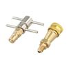 Brass Washer Quick Connect Refrigerator Quick Connector Electroplated Iron Body