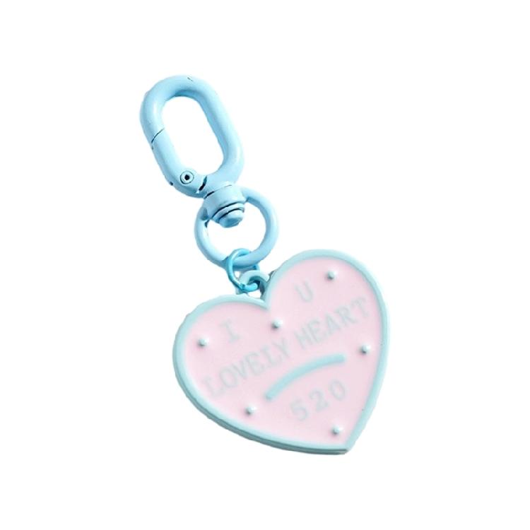 Artistic Vintage Star Heart Keychain Cute Cartoon Star Heart Resin Ornament Sturdy Decorative Home Office Decors