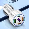 מטעני רכב USB C סופר מהירים 90W, שתי יציאות PD30W QC3.0, תחנת טעינה 3 יציאות למחשבים ניידים, טאבלטים
