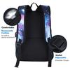 Kosiil 15.6 Inch Glow in The Dark Waterproof Backpack, Multicolor Laptop School Bag for Students, Lightweight Anti-Spill Bookbag