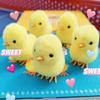 1 Pcs Yellow Jumping Chicken/duck Clockwork Toy Walking Simulation Limb Development Plush Toy Chick Duckling