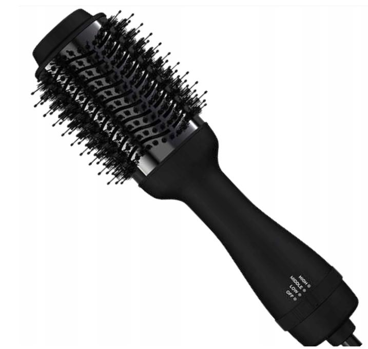 Women Hair Dryer Brush Hair Dryer Straightener Curler Massager 4 In 1 Rapid Warming One Step Volumizer Hot-Air Hair Brushes