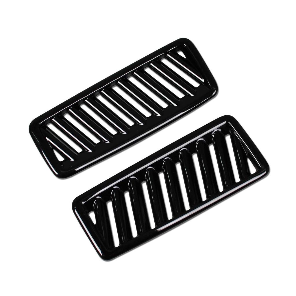 Ruiq Toyota Harrier 80 Series Interior Front Upper Air Conditioner Ring Garnish Vent Panel for Toyota Harrier (Piano Black)