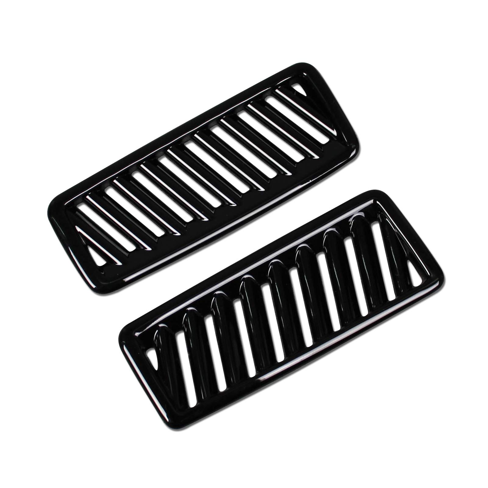 

Ruiq Toyota Harrier 80 Series Interior Front Upper Air Conditioner Ring Garnish Vent Panel for Toyota Harrier (Piano Black) Front side чёрный