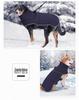 Waterproof Cotton-Padded Velvet Winter Dog Jacket for Large Breeds - Cold-Proof Design