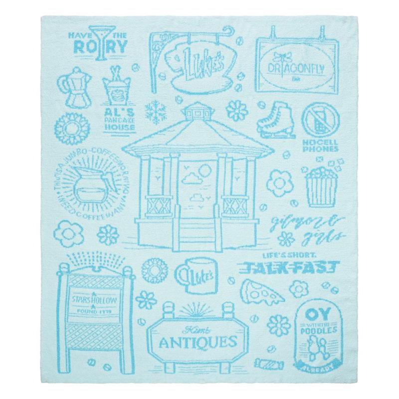 Gilmore Girls Feather Knit Fluffy Throw Blanket Custom blankets Size: 75*100cm, Weight: 230 GSM