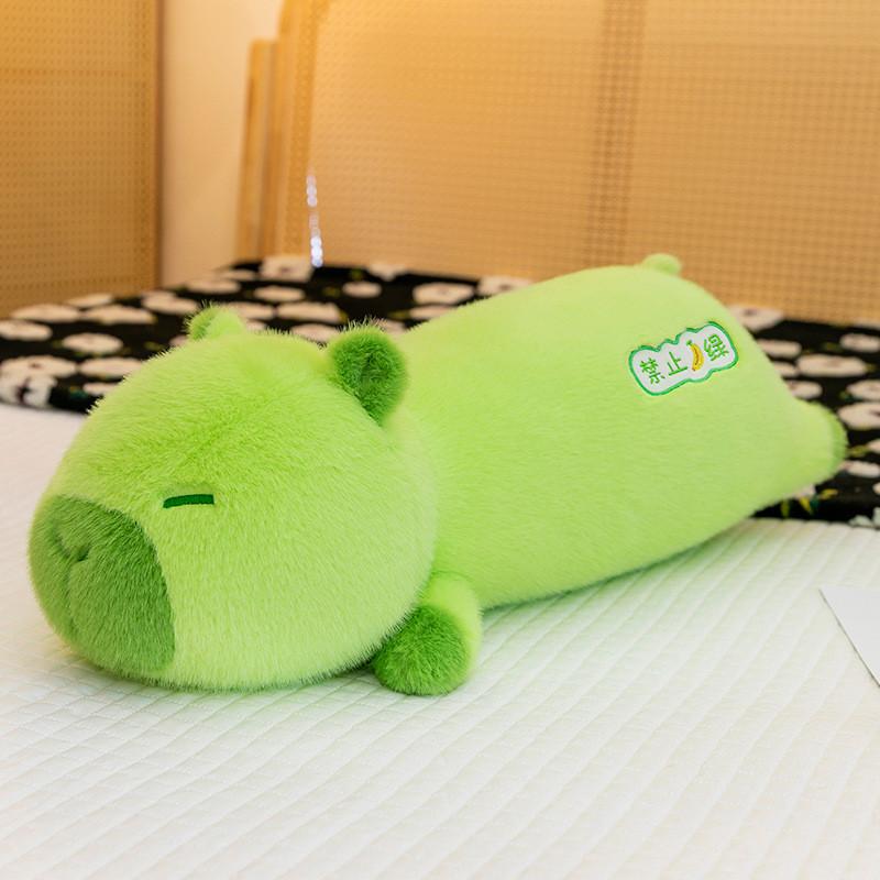 Plush Toy Capybara Pillow Cartoon Animal Stuffed Doll Bedroom Decoration Gift