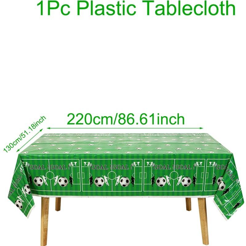 Football Soccer Birthday Party Decoration Kids Soccer Sports Theme Tableware Banner Gift Bags Supplies Set For Boy Favor