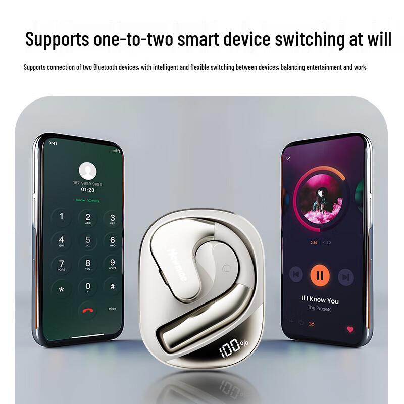 Newman Q12 Open-Ear Bone Conduction Sports Bluetooth Earbuds