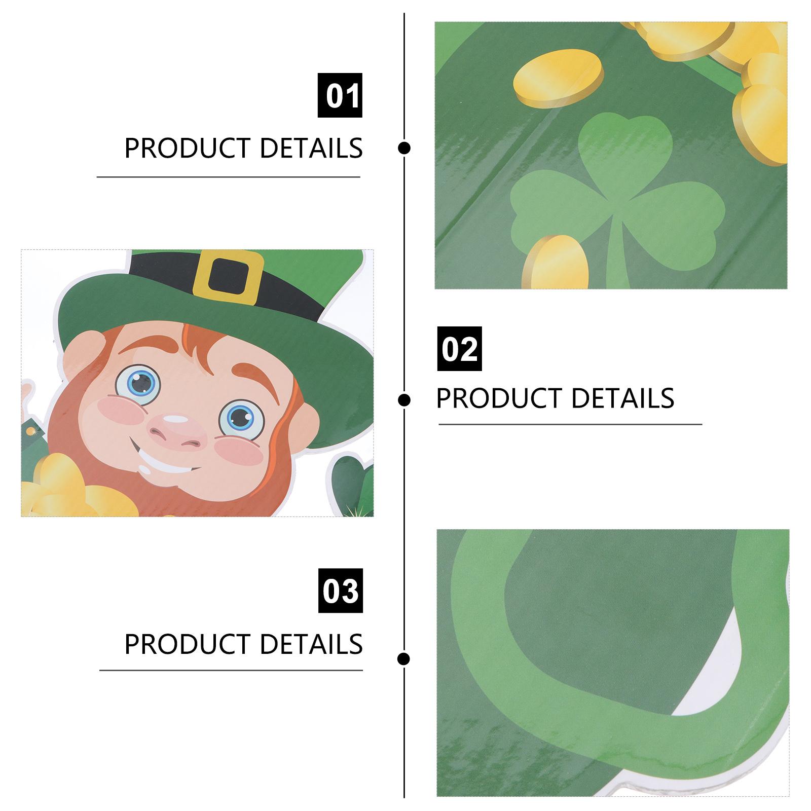 

1Pcs St. Patrick s Day Garden Stakes Festive Design Indoor Outdoor Decoration Yard Signs Garden Stakes Lawn Decorations other