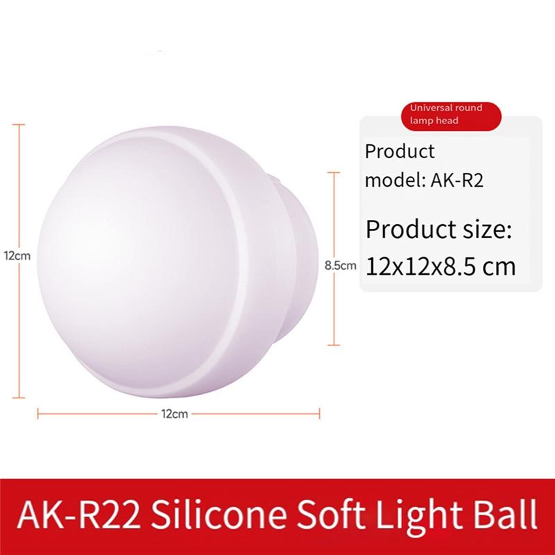 

Practical-For Godox AK-R22 Soft Light Ball Diffuser Dome For V1 Series AD100PRO AD200PRO Enhance Photography Lighting белый