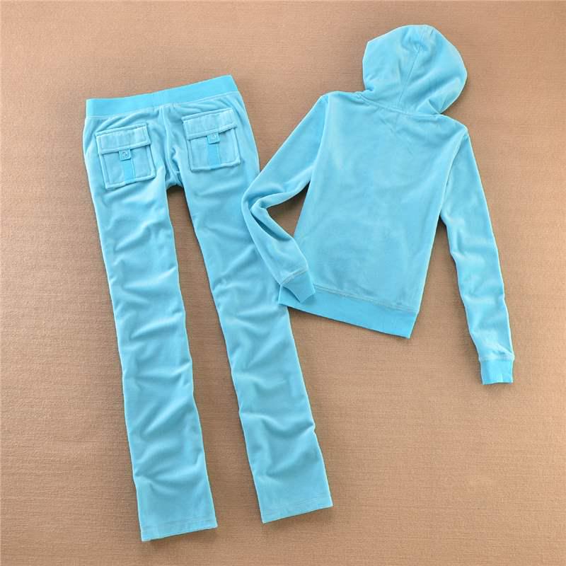 Women`s Plus Size Velvet Sports Suit