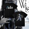 Ado WORLD TOUR 2026 Hibana T-shirts Coton Manches Courtes Vêtements Imprimés Femmes Hommes T-shirts Hauts T-shirt Unisexe Style Japonais
