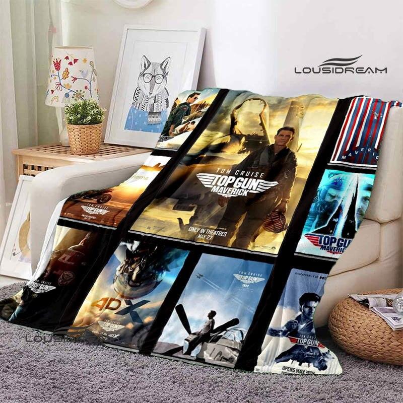 Classic Movie Top Gun Blanket Children's warm and beautiful blanket soft and comfortable blanket birthday gift