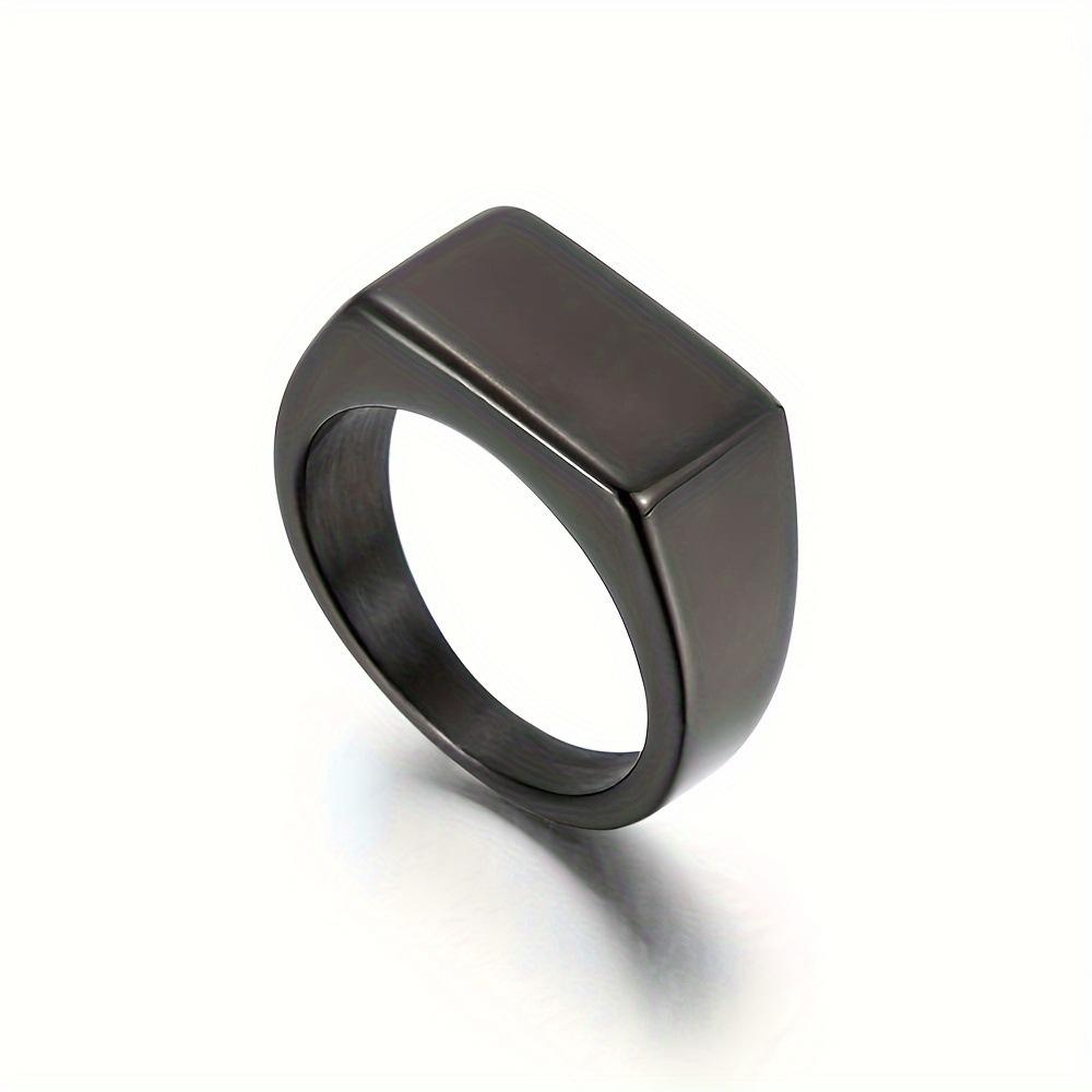 

Punk Vintage Silver Color Rings for Men Women Minimalist Wide Finger Ring 2025 Trend Wedding Couple Jewelry Gift 12