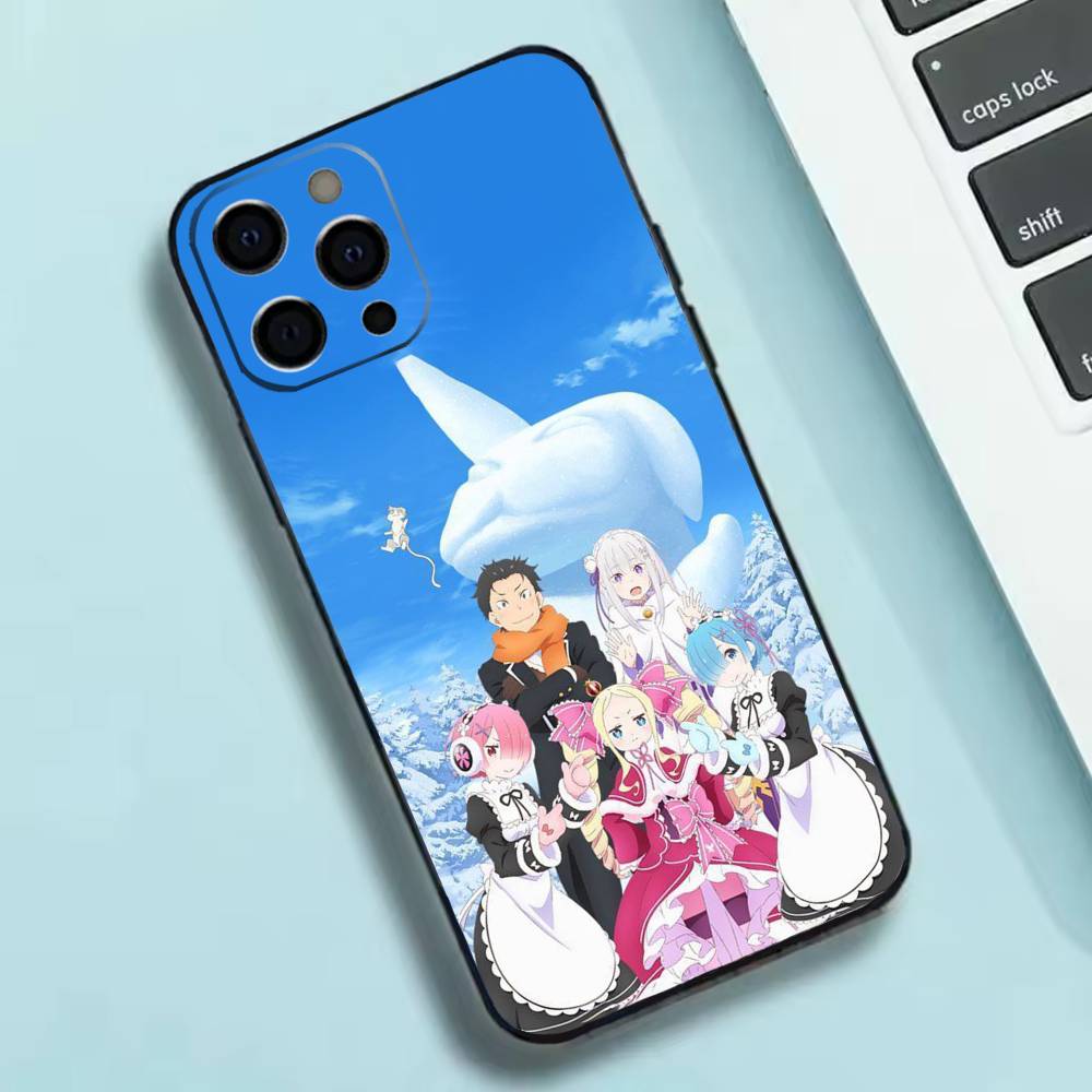R-Re ZERO Starting Life in Another World Phone Case Silicone Soft For IPhone 17 16 15 14 13 12 11 X XR Plus Pro Max Plus