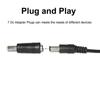 Adapter Conversion Plug DC Power Supply Adapter DC Connector Interchangeable Plugs USB to DC Jack