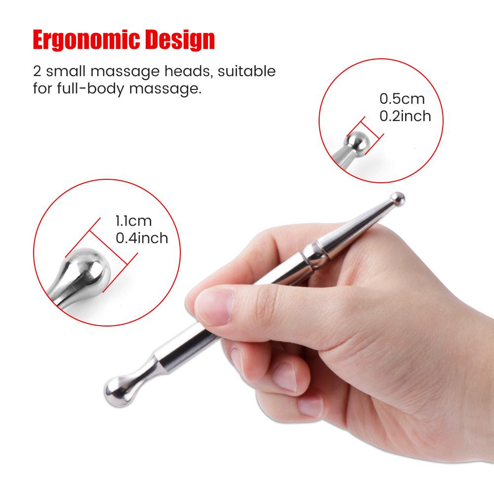 Stainless Steel Manual Acupuncture Pen,Deep Tissue Massage Tool,Trigger Point Acupuncture Massage Tool For Body Relaxing