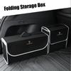 Cars Foldable Trunk Badge Car Soft Felt Storage Bag Organizer For Porsche Cayenne Panamera Macan Boxster 911 Carrera-GT 928 944 968