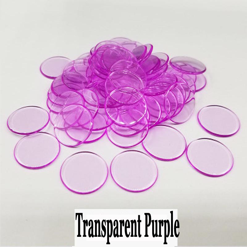 100Pcs 19Mm Count Bingo Chips Markers For Bingo Game Cards Plastic For Classroom Children And Carnival Bingo Games