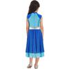 Kids Girls Color Block Dance Dress Mock Neck Sleeveless Tiered Wrapped Hem Praise Lyrical Dance Dress Dancewear