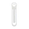 DYS Cat Paw Bookmark, 3D Printed One-Piece Mold, Elastic Stable Hold Hollow Book Clip for Reading Accessory