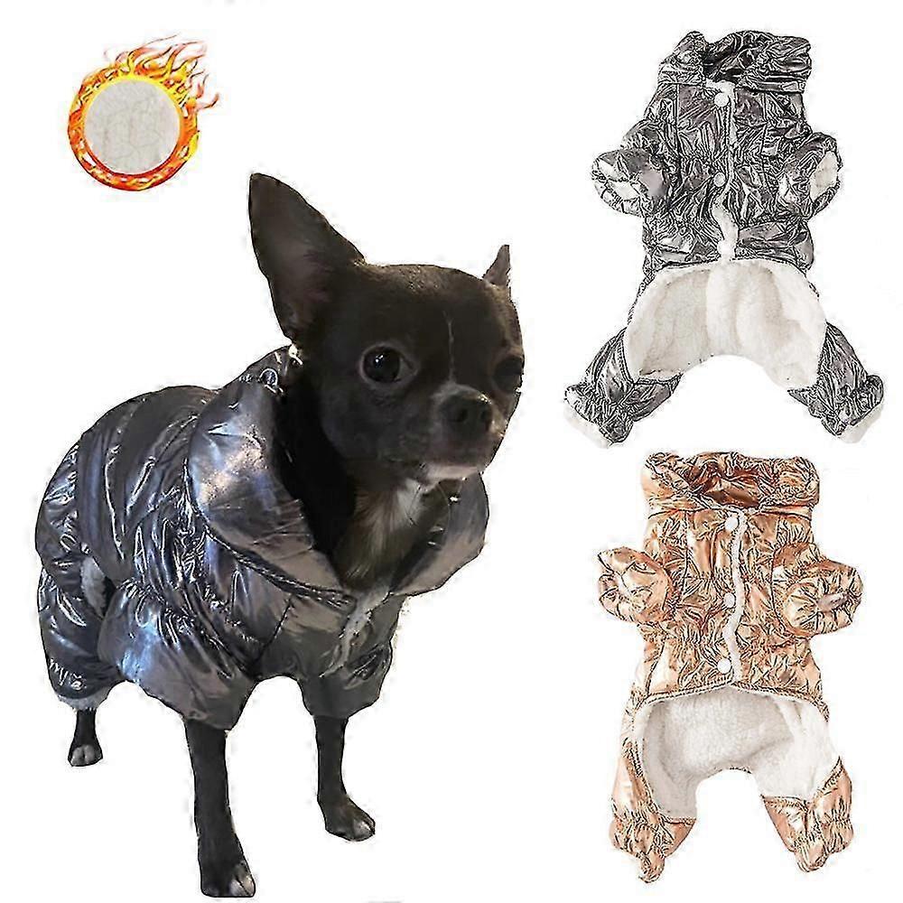 Winter Dog Coat Waterproof Thick Warm Clothes For Small Dogs Cats Pet Cold Weather Jacket French Bulldog Dachshund Yorkie Puppy Jumpsuit Costume!ZZ45